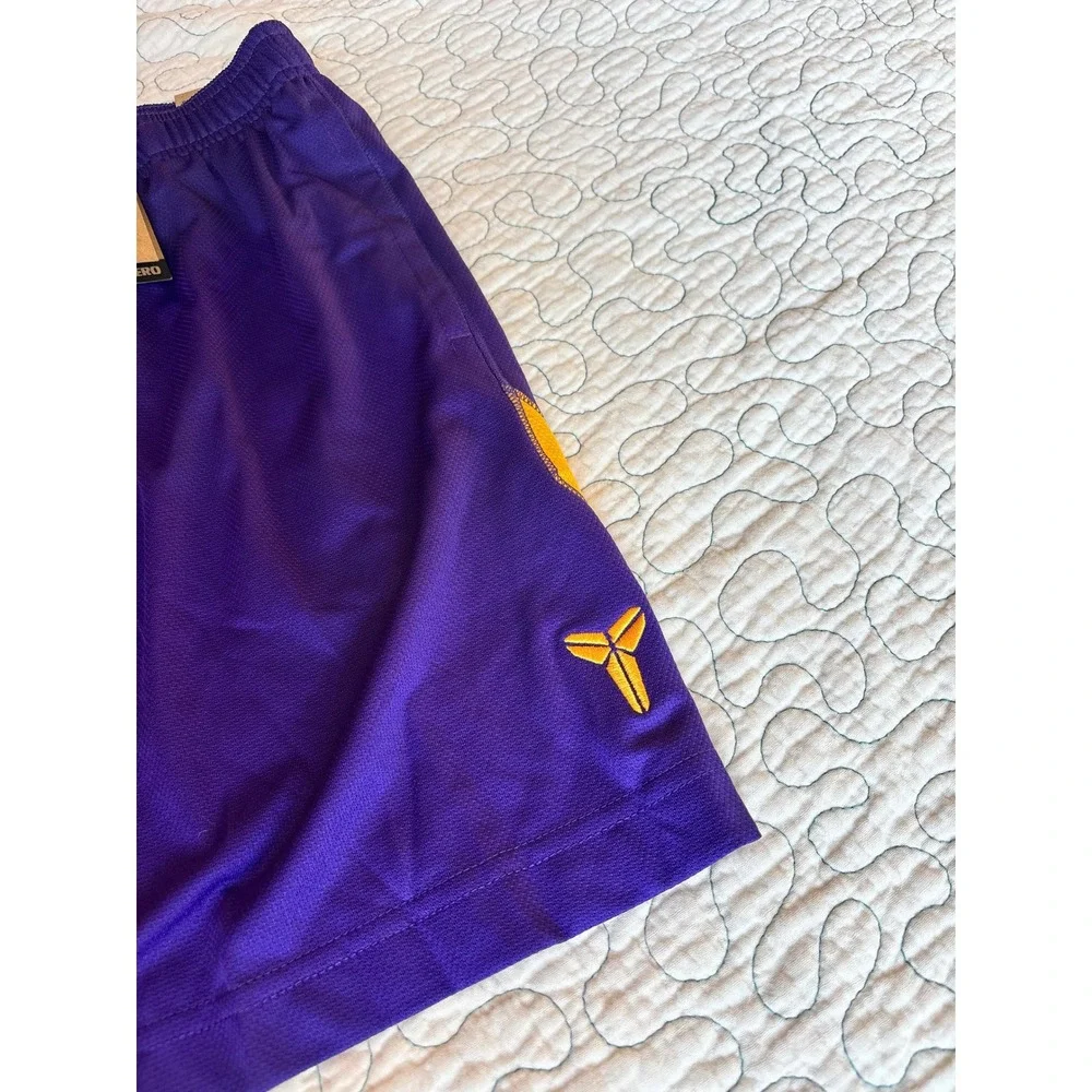 Nike Boys Kobe Bryant Basketball Shorts Purple Size Large